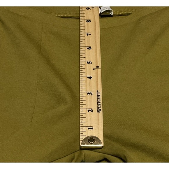 Zara Women's Size S Pant Set Mustard Green Slimming  Flared NWT - Picture 13 of 15